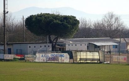 quarrata. CAMPO SPORTIVO DI CASINI, INIZIATI I LAVORI DI SISTEMAZIONE DEGLI SPOGLIATOI