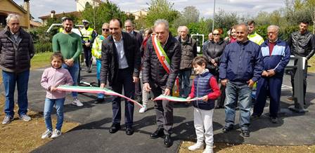 montemurlo. INAUGURATA LA NUOVA AREA FITNESS DI VIA FERMI