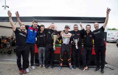 aci karting. TEAM DI SERRAVALLE LEADER DEL CAMPIONATO ITALIANO IN KZ2