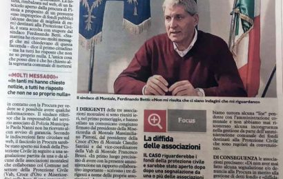 montale & fondi pubblici. PROTEZIONE CIVILE E SINDACO BETTI? MACCHÉ,  SONO TUTTE ROSE E BACIONI ALLA SALVINI!