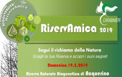 “RISERVAMICA”: ALL’ACQUERINO CON I CARABINIERI FORESTALI