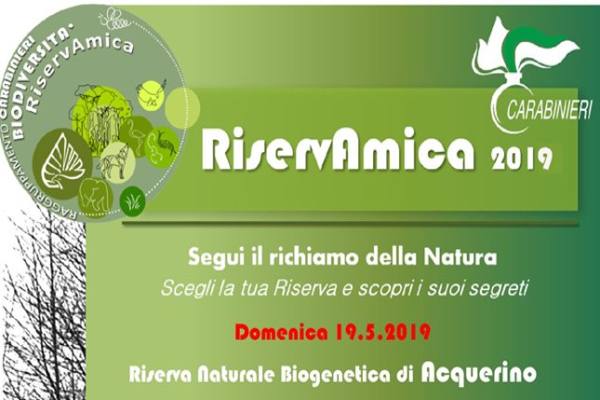 “RISERVAMICA”: ALL’ACQUERINO CON I CARABINIERI FORESTALI