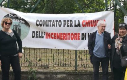 inceneritore — prato. A BACIACAVALLO SIT-IN AMBIENTALISTA