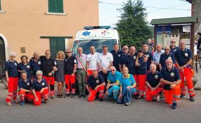 san marcello piteglio. A PRUNETTA INAUGURATA L’AMBULANZA “VANDALIZZATA”