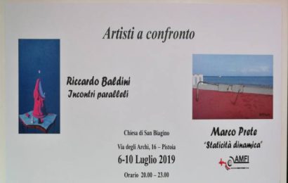 “ARTISTI A CONFRONTO”, FOTOGRAFIA E PITTURA IN MOSTRA A PISTOIA