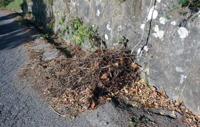 san marcello – piteglio. COSÌ LE CUNETTE DELLE STRADE DELLA MONTAGNA