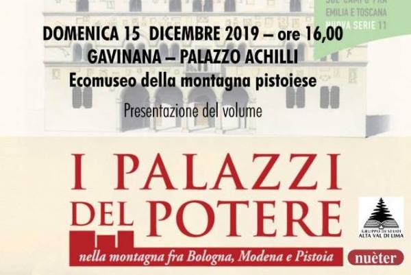 gavinana. «I PALAZZI DEL POTERE» PRESENTAZIONE A PALAZZO ACHILLI