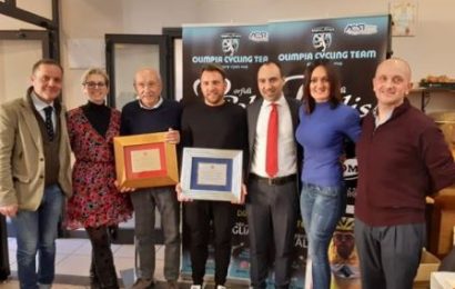 “ALDO BINI ALLA CARRIERA”, PREMIATI IL CICLISTA RINALDO NOCENTINI E IL DS MARCELLO MASSINI