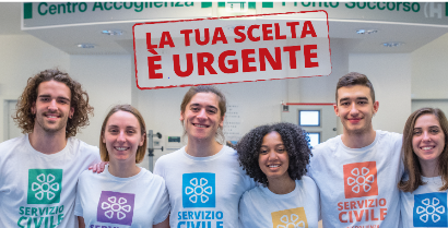 SERVIZIO CIVILE NEI PRONTO SOCCORSO, PUBBLICATO IL BANDO PER 130 GIOVANI