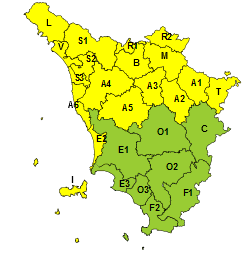 nord toscana. PIOGGIA, VENTO E MAREGGIATE