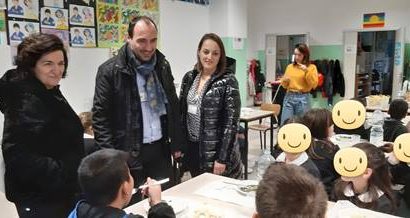 montemurlo. IL SINDACO E L’ASSESSORE A PRANZO ALLA SCUOLA PRIMARIA “ANNA FRANK” DI OSTE