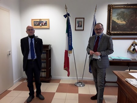 istituzioni. LUCA MARMO INCONTRA IL NEO PREFETTO IORIO GERLANDO