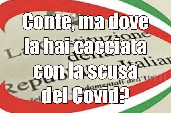 covid-19 & sistema marcio. CI HANNO TOLTO TUTTO E ORA STANNO PER CROCIFIGGERCI CON I CHIODI DEL QUARTO REICH FORGIATI DAL MES