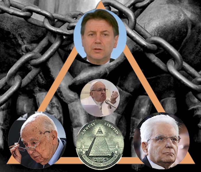 covid-19 & terrorismo democratico. BERGOGLIO, NAPOLITANO, MATTARELLA E CONTE: AL PRIMO PENSERÀ DIO, MA GLI ALTRI NON DOVREMMO MANDARLI SOTTO PROCESSO PER ATTENTATI PLURIMI ALLA COSTITUZIONE?