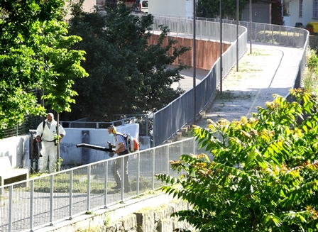 quarrata. IN CORSO IL TAGLIO DELL’ERBA NEI GIARDINI E LUNGO LE PISTE CICLABILI