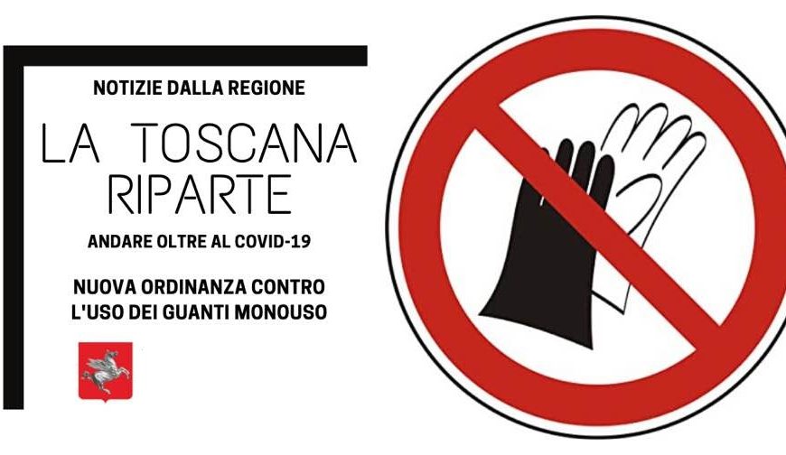 coronavirus. LA REGIONE RACCOMANDA DI NON UTILIZZARE I GUANTI. MEGLIO LAVARSI SPESSO LE MANI