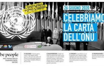 montemurlo. ANCHE IL COMUNE CELEBRA I 75 ANNI DELLA CARTA DELL’ONU