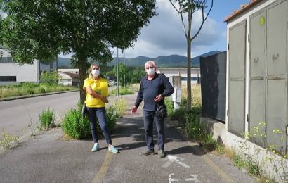 quarrata. ZONA INDUSTRIALE: OTTO MESI DOPO.. LO STESSO DEGRADO