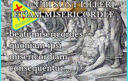 misericordie. ERRARE È SEMPRE STATO UMANO, MA PERSEVERARE È DAVVERO “MISERICORDIOSO”