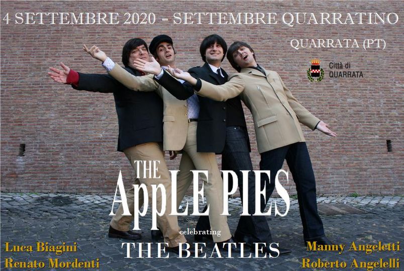 settembre quarratino. STASERA ARRIVANO GLI APPLE PIES