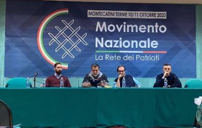 montecatini. È NATO IL «MOVIMENTO NAZIONALE — LA RETE DEI PATRIOTI»