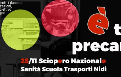 SCIOPERO GENERALE NAZIONALE DI 24 ORE, GARANTITA L’EROGAZIONE DELLE PRESTAZIONI INDISPENSABILI