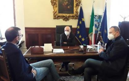 provincia. IL NUOVO PRESIDENTE DEL CONSIGLIO REGIONALE IN VISITA