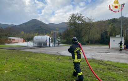 vaiano. INTERVENTO DEI VIGILI DEL FUOCO PER UNA PERDITA DI OSSIGENO