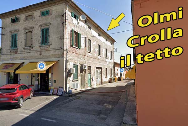 quarrata. CROLLA UN TETTO NEL CENTRO DI OLMI. FORTUNATAMENTE NESSUNA VITTIMA