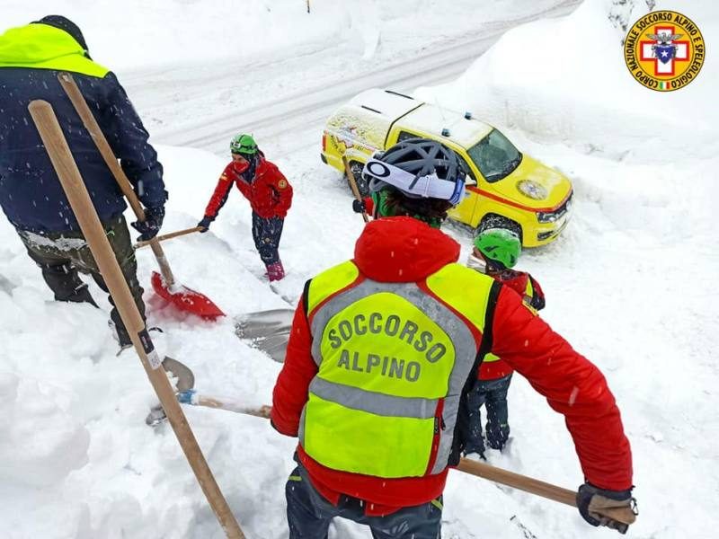 emergenza neve. IL SOCCORSO ALPINO ALL’ABETONE