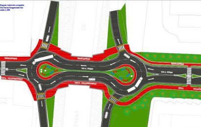 comune. PROGETTATE DUE ROTATORIE TRA VIA FERMI E LO SVINCOLO DELLA TANGENZIALE EST: IN ARRIVO I FINANZIAMENTI