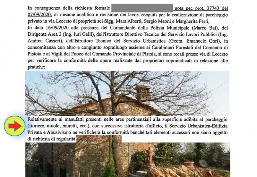 falsi d’autore 7. DULCIS IN FUNDO, MA NON TROPPO. COSÌ IL COMUNE TENTA DI GIUSTIFICARE LE SUE INDIFENDIBILI INEFFICIENZE DI SORVEGLIANZA E CONTROLLO SUL MONTALBANO DEL “VINCOLO AMBIENTALE” IGNORATO E COMPROMESSO