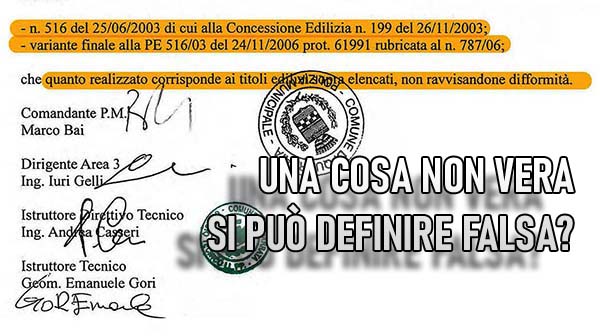 falsi d’autore. IL COMUNE DI QUARRATA, IL SUO EMERITO UFFICIO TECNICO-URBANISTICA E L’ARTE SUBLIME DELL’INGANNARE I CITTADINI MENTENDO E SAPENDO DI MENTIRE