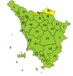 VENTO FORTE, CODICE GIALLO SULL’APPENNINO DELLA ROMAGNA TOSCANA