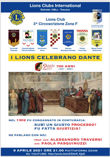 I LIONS CELEBRANO DANTE ALIGHIERI