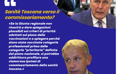 TOSCANA ZONA ROSSA, LA DISFATTA DELLA GIUNTA GIANI. SI PROFILA IL RISCHIO COMMISSARIAMENTO PER LA SANITÀ?