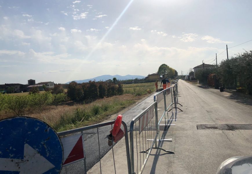 ponte buggianese. PARTE LA METANIZZAZIONE IN LOCALITÀ “FATTORIA”