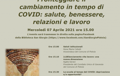 FRONTEGGIARE IL CAMBIAMENTO IN TEMPO DI COVID, UN CONVEGNO ONLINE PER LA GIORNATA MONDIALE DELLA SALUTE