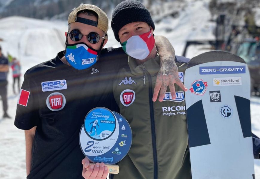 para-snowboard. JACOPO LUCHINI È ANCORA SUL PODIO