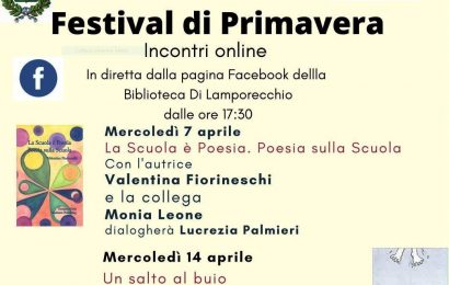 lamporecchio. IN BIBLIOTECA ARRIVA IL “FESTIVAL DI PRIMAVERA”