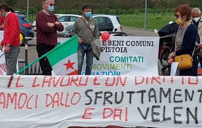 1º maggio. ANCHE IL CARC PISTOIA AL SIT IN DI FRONTE ALL’OSPEDALE SAN JACOPO