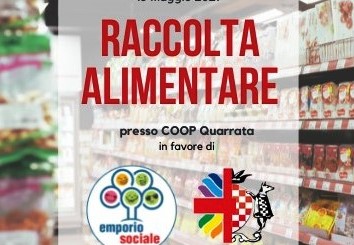 quarrata. ALLA COOP UNA RACCOLTA ALIMENTARE PER CARITAS ED EMPORIO SOCIALE