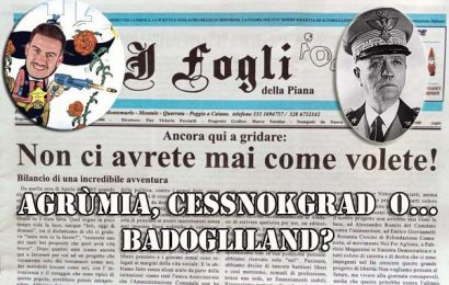 sindaci & pistoleri, sceriffi & benesperi. AD AGLIANA C’È PEDRITO CHE NON ALZA MANCO UN DITO…