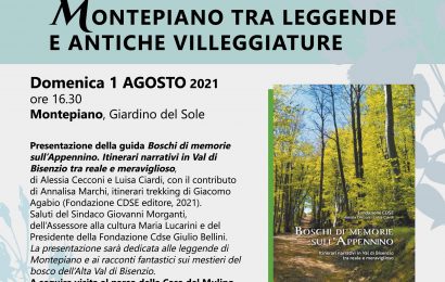 BOSCHI DI MEMORIE, PRESENTAZIONE DELLA GUIDA DEL CDSE A MONTEPIANO