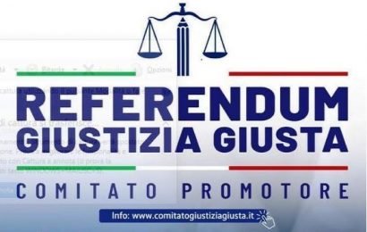 quarrata. APERTA LA CAMPAGNA REFERENDARIA SULLA GIUSTIZIA