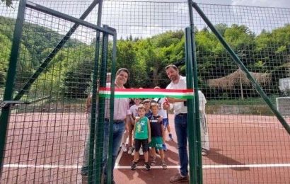 INAUGURATA LA NUOVA AREA SPORTIVA A PRACCHIA