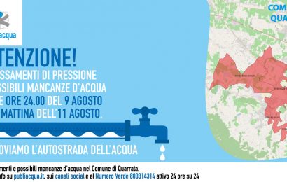 quarrata. AUTOSTRADA DELL’ACQUA, LE RIPERCUSSIONI NEL COMUNE DI QUARRATA