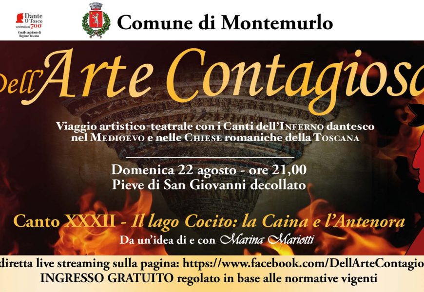 dell’arte contagiosa. A MONTEMURLO UN VIAGGIO ARTISTICO-TEATRALE NEI CANTI DELL’INFERNIO DANTESCO