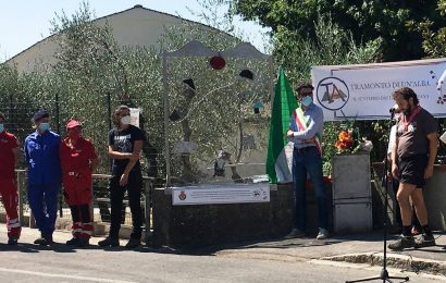 liberazione di prato. INAUGURATA L’OPERA “TRAMONTO DI UN ALBA” DELL’ARTISTA ANTONIO BRUNO