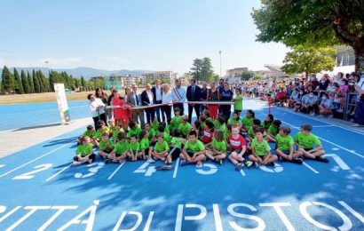 INAUGURATA LA NUOVA PISTA DI ATLETICA LEGGERA